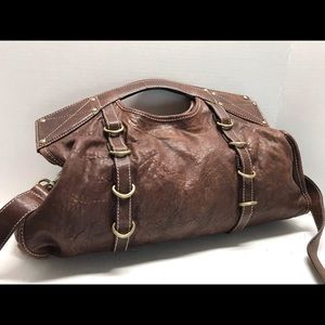 Cynthia Rowley Women’s Brown Pebbled Leather Bag